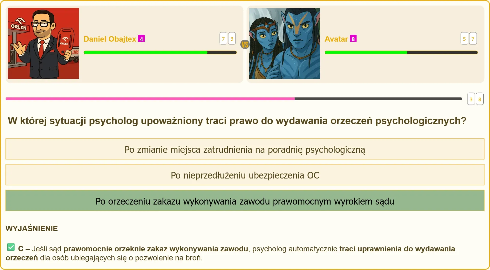 Psycholog wydający orzeczenie na pozwolenie na broń