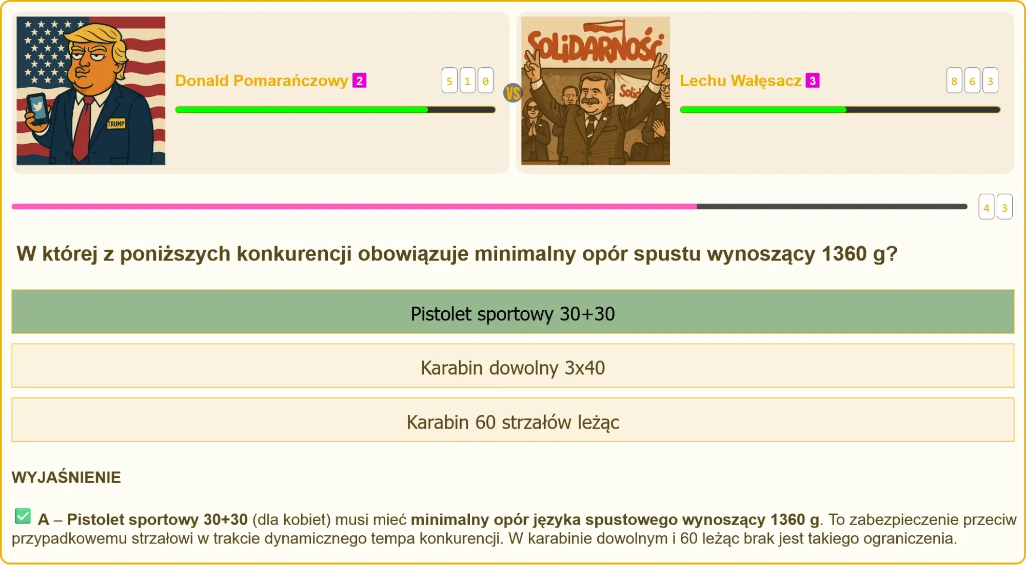 Karabin dowolny a pistolet sportowy – różnice w oporze spustu