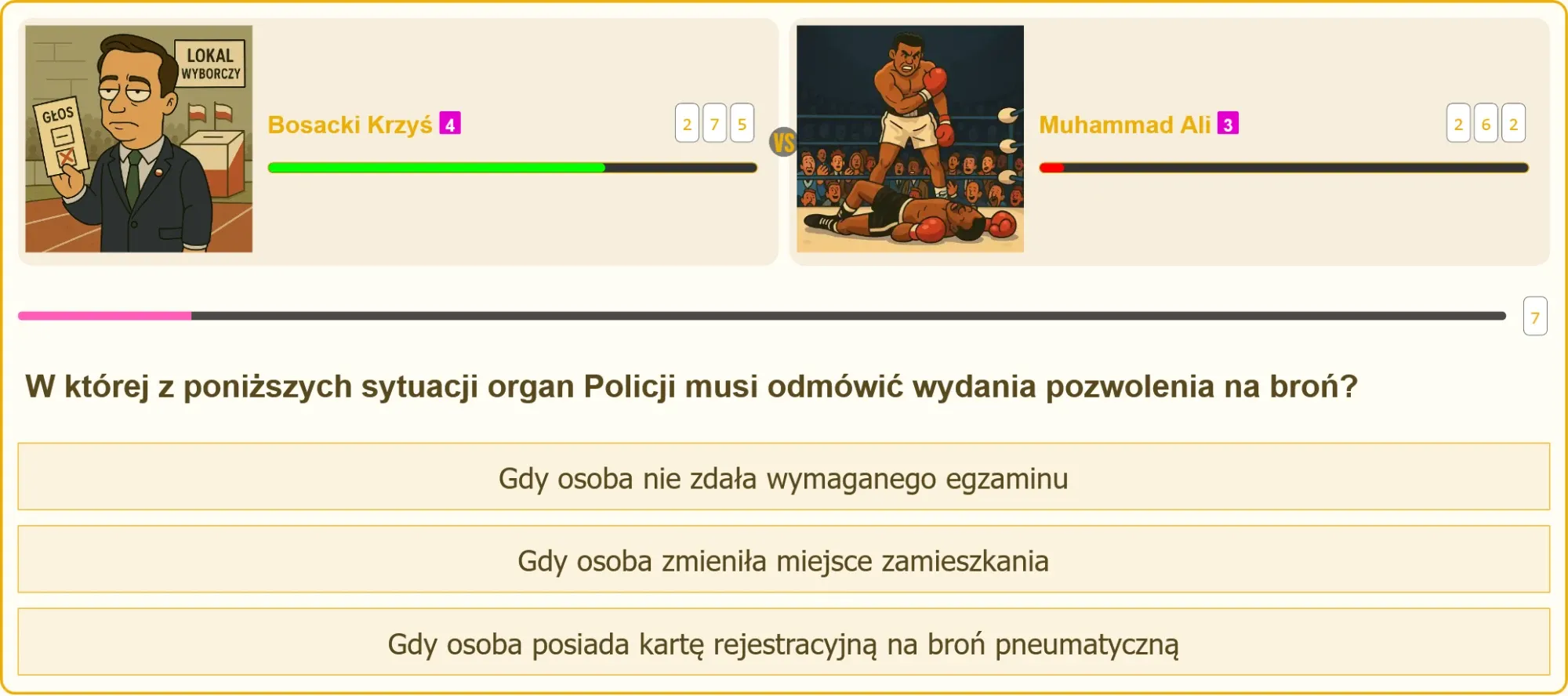 Policjant odmawiający wydania pozwolenia na broń