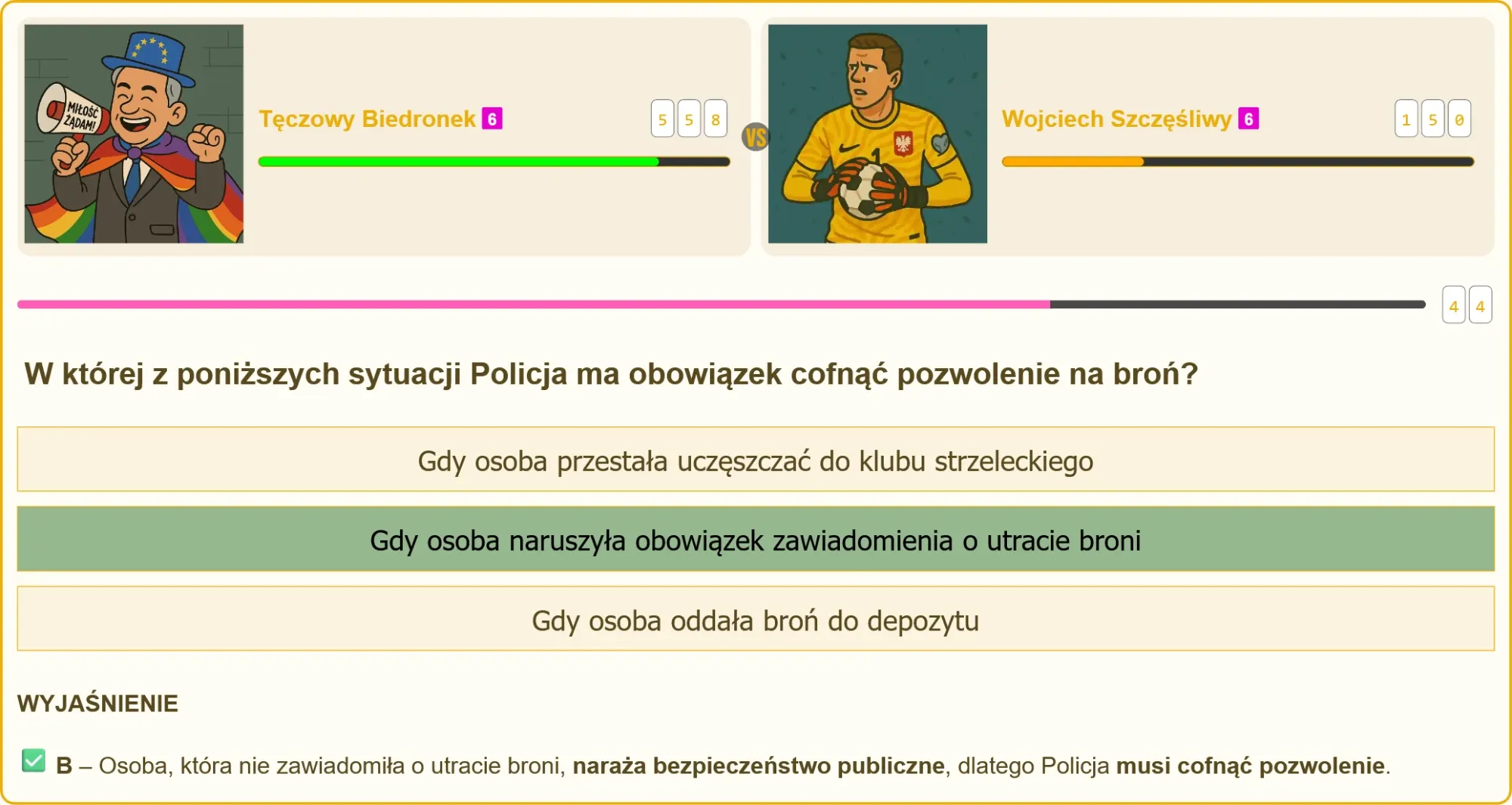Pojedynek w teście na patent strzelecki – czy znasz odpowiedź?