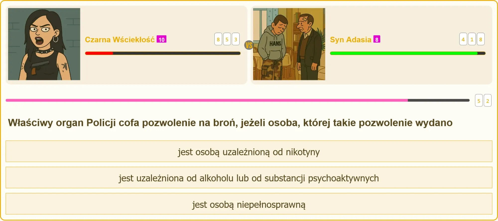 Policja cofa pozwolenie na broń - sytuacje prawne