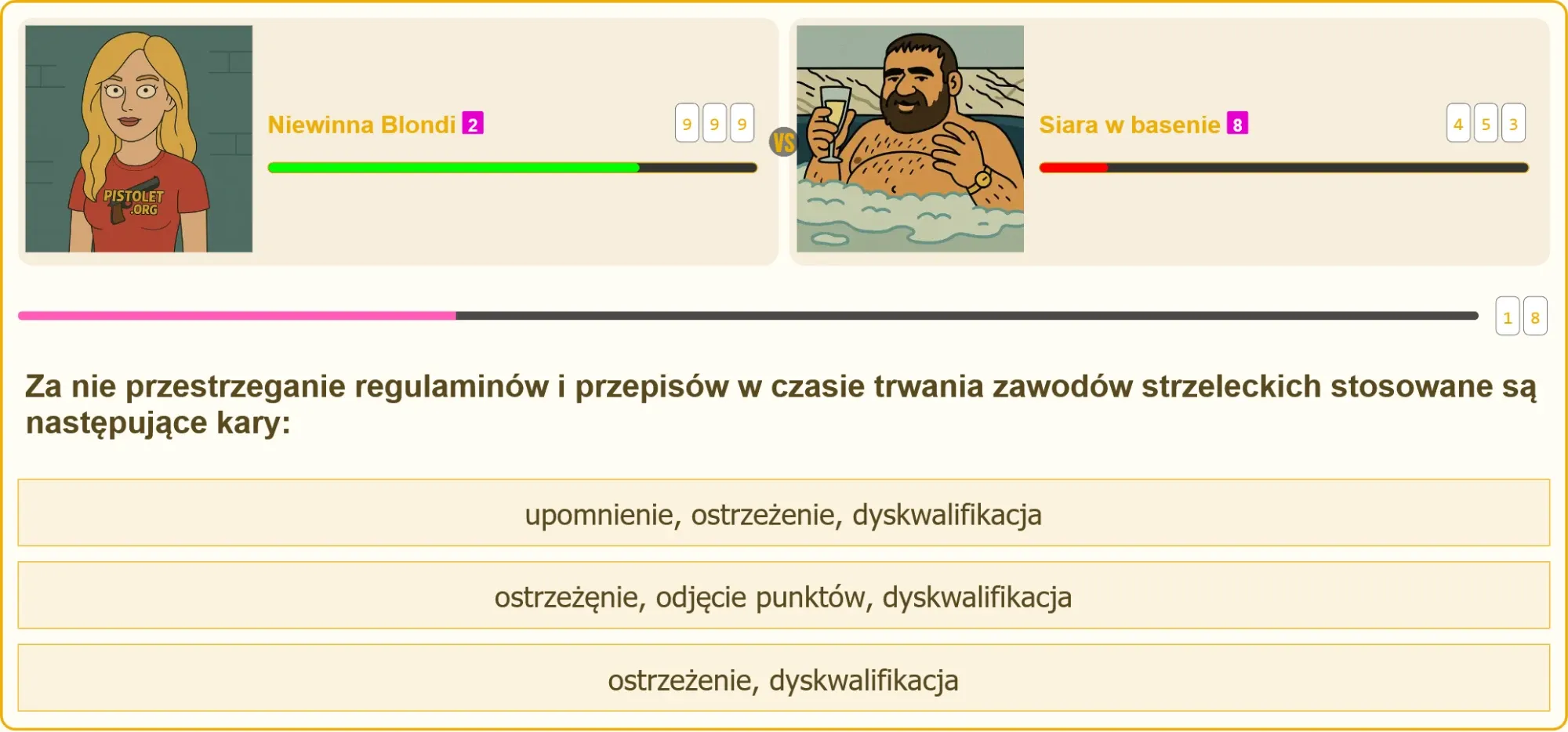 Zawody strzeleckie – kary za łamanie przepisów