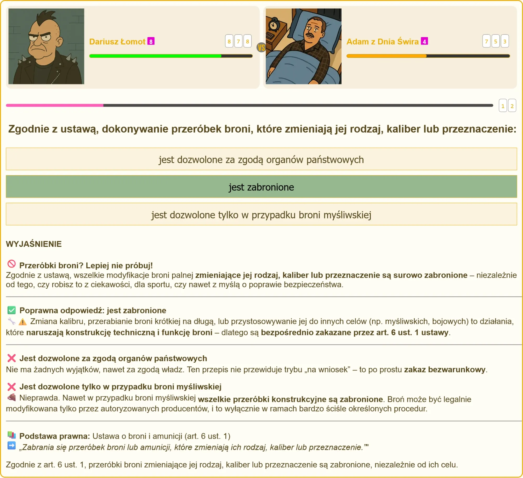przepisy dotyczące modyfikacji broni